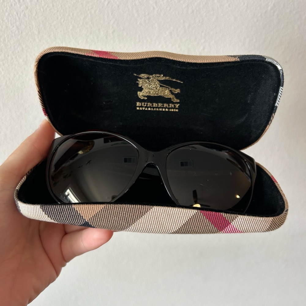 Burberry Cat Eye Sunglasses + Case